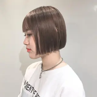 ショート カラー ヘアアレンジ 柔らか垢抜けｶﾗｰと ｶｯﾄ🫧ASUKAのヘアスタイル