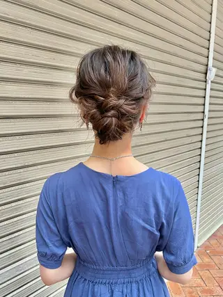 セミロング カラー ヘアアレンジ 「sumi」 AMIのヘアスタイル
