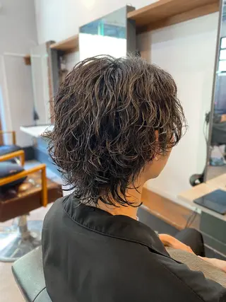 ミディアム パーマ メンズ IRIE⚡️メンズ/ パーマ⚡️北川聖也のヘアスタイル