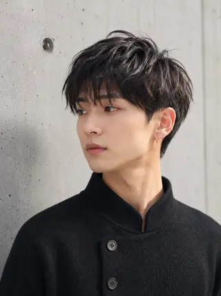 パーマ メンズ 宇梶 千愛のヘアスタイル