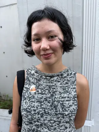 ショート レイヤーカット\ウル フ　chinatsuのヘアスタイル