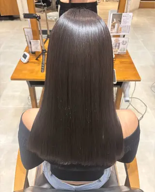 セミロング メンズ毛流れ縮毛矯正 🎀さくら🎀のヘアスタイル