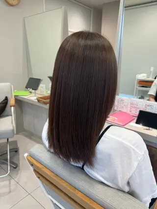 セミロング CRECE💫永尾 胡桃のヘアスタイル