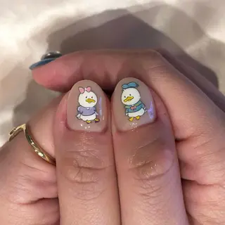 ネイル パラあり！フィルイン 美フォルムのネイルデザイン