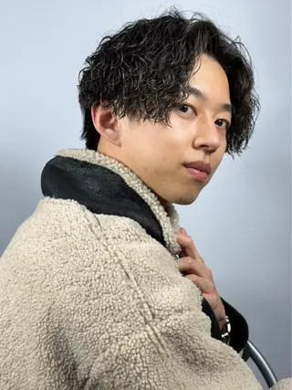 ショート パーマ 【パーマ指名No1】 浅野空人のヘアスタイル