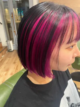 ショート カラー ダブルカラー🎉 ハイトーン🎉スドウのヘアスタイル