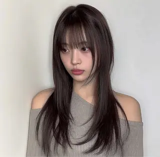 ロング カラー 本場の韓国ヘア 🇰🇷 中尾 崇人のヘアスタイル