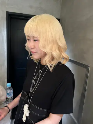 ミディアム カラー デザイン/アレンジ ❤︎イシイレイのヘアスタイル