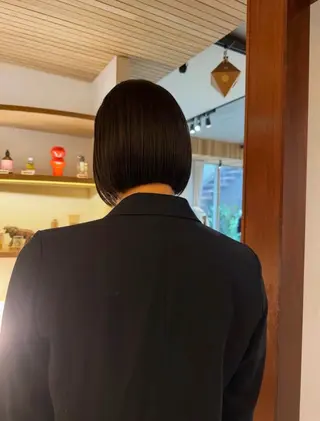 ショート ボブパーマ🥣KON コンナツミのヘアスタイル