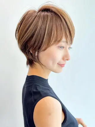 ショート 銀座/大人ショート /絶壁解消/若狭のヘアスタイル