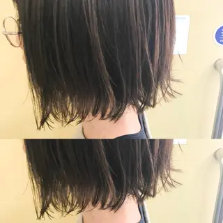 ミディアム カラー 内藤 達也のヘアスタイル