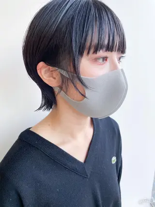 ショート 💜ショート💜 ウルフ、ボブ二色亜美のヘアスタイル