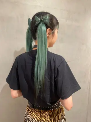 ロング カラー ヘアアレンジ 🎀海外ヘア/表参道 Satone🎀のヘアスタイル