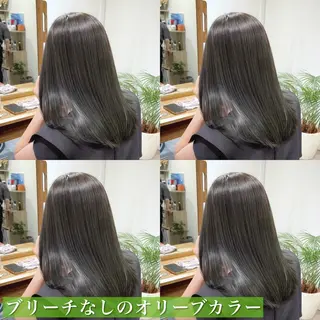 ミディアム カラー navile原宿 yumaのヘアスタイル