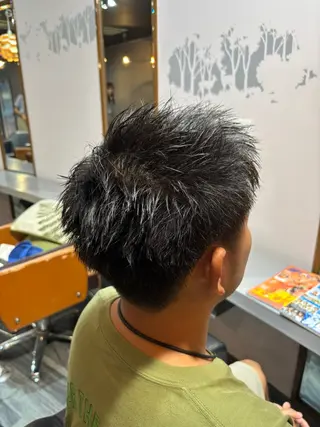ショート メンズ 杉山 晃太のヘアスタイル