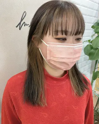 ロング カラー hubhair レイヤー/透明感のヘアスタイル