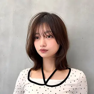 ミディアム カラー 🩷小川大輔🩷 ボブ/インナーカラーのヘアスタイル