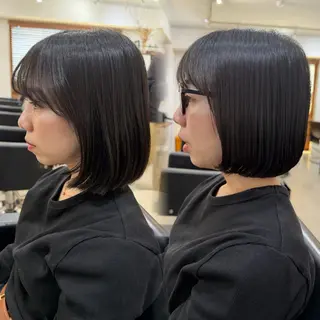 ショート ボブ人気No,1✨ TAME副店長のヘアスタイル