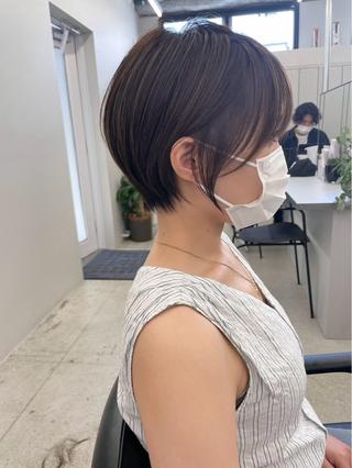 ショート レイヤーカット🎀× 韓国風🇰🇷正源のヘアスタイル