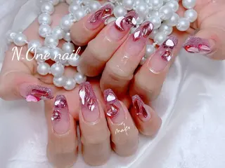 ネイル 長いだし/スカルプ/ パラシェルN.oneのネイルデザイン