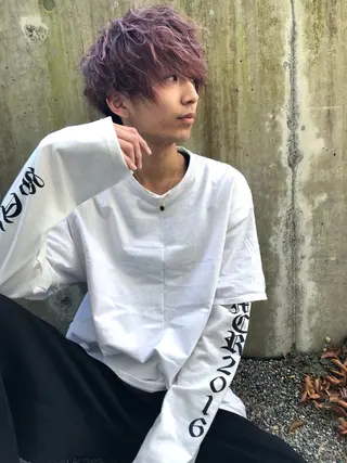 パーマ メンズ ifh iizuka 高橋庸太のヘアスタイル
