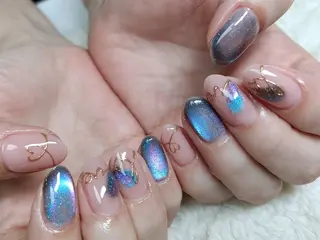 ネイル yu-a  スカルプ ネイルのネイルデザイン