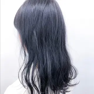 ミディアム カラー 🤍💕ブリーチカラ ーAyaka💕🤍のヘアスタイル