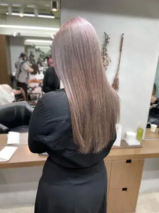 カラー yasuハイトーン/ デザインカラーのヘアスタイル