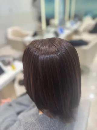 ミディアム カラー ナチュラルカラー/ ヘッドスパ/まゆ🐼のヘアスタイル