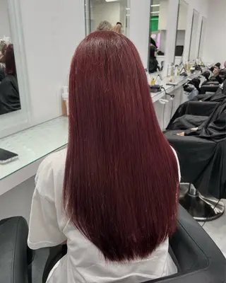 ロング カラー トレンド🇰🇷韓国 スタイル🤍りんのヘアスタイル