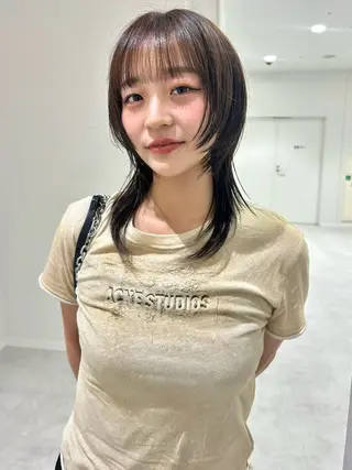 ミディアム 👔ボブ﹨髪質改善 ストレート🩳ももかのヘアスタイル