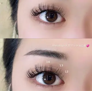 マツエク・マツパ eyelash Anmut Lunaのマツエク・マツパデザイン