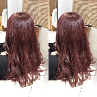 ロング カラー ヘアアレンジ 金子 富士のヘアスタイル