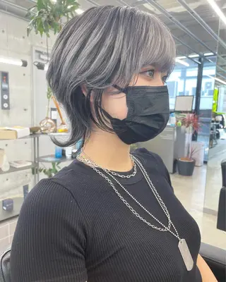 ショート カラー 艶髪/透明感カラー tawadaのヘアスタイル