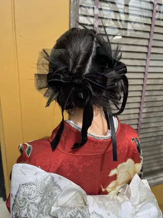 セミロング ツヤ感カラー 🩵かりんのヘアスタイル