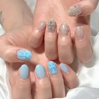 ネイル 【OKIKA】 らん🦖🌈🧡のマツエク・マツパデザイン