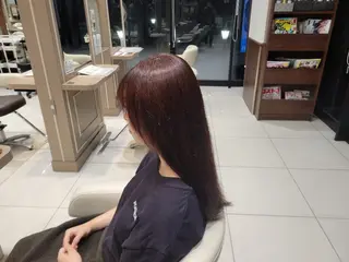 ロング カラー メンズパーマ 渡辺将功のヘアスタイル