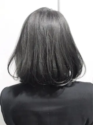 ミディアム カラー ヘアアレンジ ミニボブ/ブリーチ 🌈MISATOのヘアスタイル