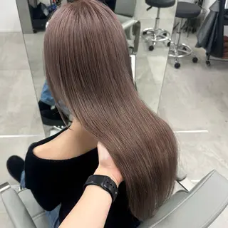 ロング カラー ブリーチ/ベージュ /natsumiのヘアスタイル