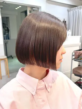 ショート カラー みゆき🐈‍⬛🪽‪ 透明感カラー✄﻿のヘアスタイル