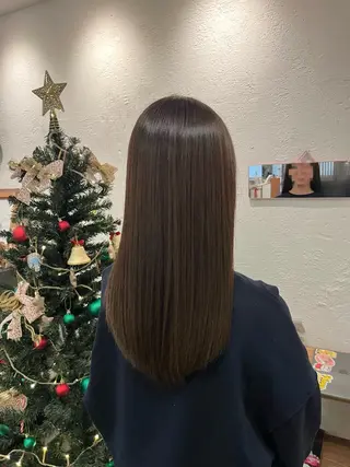 ロング カラー 栗林 惟のヘアスタイル