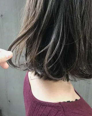 ショート カラー パーマ ヘアアレンジ 松田 亮葉のヘアスタイル