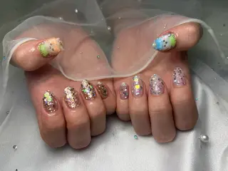 ネイル Mana ·͜· ❤︎のネイルデザイン
