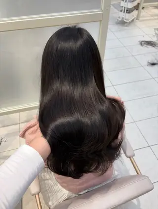 ミディアム カラー Hina🫧透明感 /上品/モテ🫧のヘアスタイル