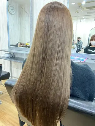 ロング カラー 夜23時まで予約🉑 reverieあきらのヘアスタイル