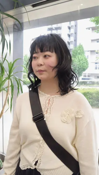 ミディアム マツザキ マナトのヘアスタイル
