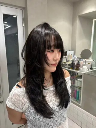 ロング Yuta✂︎ 韓国レイヤー🪽のヘアスタイル