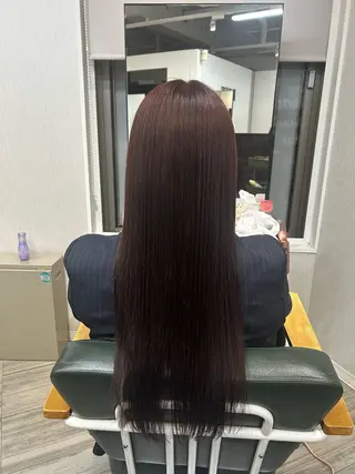 ロング カラー 林 悠希のヘアスタイル