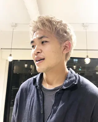 カラー ヘアアレンジ メンズ メンズ特化✂️栗原 侑也のヘアスタイル
