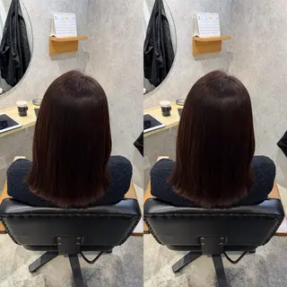 ミディアム ほの かのヘアスタイル